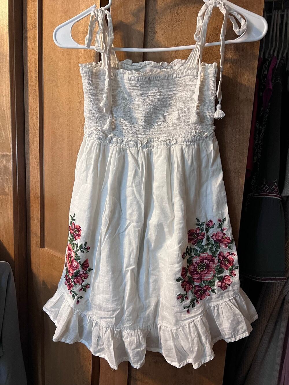 Zimmermann Kids Mae Embroidered Dress, $200